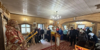 Архиерейское Богослужение в храме святителя Николая Чудотворца посёлка Добчур - Братск-Православный
