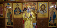 Правящий архиерей совершил Литургию в храме иконы Божией Матери «Знамение» Абалацкая города Дивногорска - Епархия