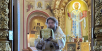 Архиерейское богослужение в Троицком кафедральном соборе г. Щигры. - Щигровская епархия