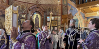Архиерейское богослужение в Троицком кафедральном соборе г. Щигры. - Щигровская епархия