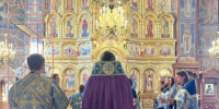 Вечернее богослужение в Троицком кафедральном соборе г. Щигры. - Щигровская епархия