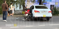 Разбился мужчина на мотоцикле в Новошахтинске: Ява впечаталась в иномарку - Шахты.ру