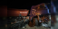 Грузовик столкнулся с 8 автомобилями в Адыгее - M24.Ru