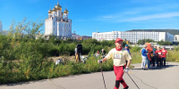 В Магадане состоялся фестиваль северной ходьбы «Брусничный ход» с презентацией новой спортивной дисциплины - Администрация Магаданской области