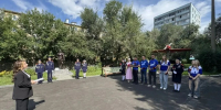 Кемеровские молодогвардейцы почтили память героев авиации - Единая Россия