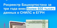 Росреестр и Роскадастр Башкортостана за три года внесли более 600 тысяч данных о СНИЛС в записи ЕГРН для защиты прав собственников - Кармаскалинский район