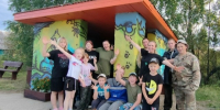 В селе Руч молодёжь обустроила центральную остановку. - Усть-Куломский район