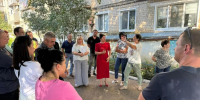 В Оренбурге прошла встреча с жителями дома - Единая Россия