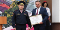 Начальник Управления Росгвардии по Республике Мордовия генерал-майор полиции Андрей Каринкин принял участие в праздновании Дня города  Краснослободска - Росгвардия