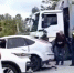 Грузовик перевернулся после ДТП на проспекте Космонавтов в Екатеринбурге - Четвертый канал