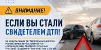 Если вы стали свидетелем ДТП! - МЧС Республики Калмыкия