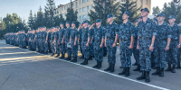 С первокурсниками института проводят занятия по строевой подготовке - Воронежский институт ФСИН России