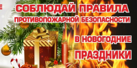 Уважаемые граждане, помните о соблюдении правил пожарной безопасности в новогодние и рождественские праздники!. - Пировский округ