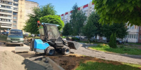 В Железногорске благоустраивают две дворовые и одну общественную территорию - Газета Железногорские новости