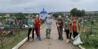 В Мамадышском районе прошли субботники на городских кладбищах - Мамадышский район