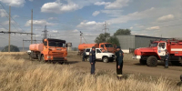 Под Орском идет тушение сильного ландшафтного пожара - Ria56.Ru