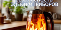 Правила пожарной безопасности при пользовании электроприборами - Мэрия города