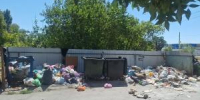 В Волгодонске контейнерная площадка на Степной утонула в мусоре - DonDay-Volgodonsk.Ru