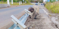 В Кирово-Чепецке грузовик снес ограждение на путепроводе - Newsler.Ru