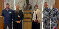 Сотрудники петербургского ОМОН посетили раненых бойцов в Александровской больнице - Росгвардия