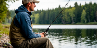 Сенатор Артём Малащенков провёл ежегодные соревнования по рыбной ловле на озере Каспля - Смоленская газета