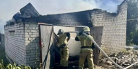 Под Орлом огонь уничтожил гараж - Орловский Вестник
