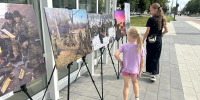 Выставка «Грани мужества», посвящённая специальной военной операции и подвигам солдат. - Красное Знамя