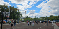 В Магнитогорске открылась спортивно-игровая площадка в поселке Самстрой - Единая Россия