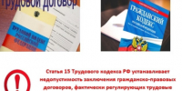 Основные отличия трудового договора от гражданско-правового договора. - Куменский район