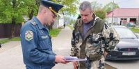 Профилактическая беседа в Гдовском муниципальном округе - МЧС Псковской области
