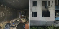 Ночной пожар в уфимской девятиэтажке: пострадали три человека - Комсомольская правда