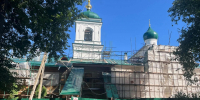 В Стефановской церкви Мирожского монастыря завершены работы по реставрации кладки стен - Pln-Pskov.Ru