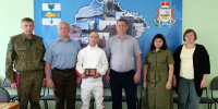 знак отличия ордена Святого Георгия — Георгиевский Крест IV степени - фото - 1 - Ершичский район