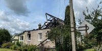 Жилой дом горел на улице Жалиса в Новосокольниках - Pln-Pskov.Ru