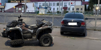 В Брянске перевернулся врезавшийся в бордюр квадроцикл – ранены три человека - Газета Брянские новости