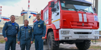 Красный КамАЗ получила пожарная часть Ростовской АЭС - Bloknot-Volgodonsk.Ru