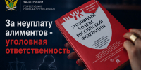 За неуплату алиментов – уголовная ответственность - УФССП