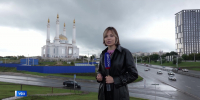 На стройке мечети Ар-Рахим в Уфе завершаются фасадные работы – репортаж «Вестей» | ГТРК «Башкортостан» - ГТРК Башкортостан
