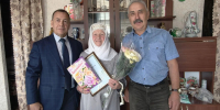 Поздравление труженицы тыла Хабибуллиной  Розалии Бариевны  с 80-летием! - Тетюшский район