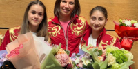 Чемпионок Европы по спортивной гимнастике встретили в аэропорту Краснодара - Газета Краснодарские известия