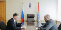 Губернатор Самарской области Вячеслав Федорищев в ходе рабочей поездки в Тольятти провел встречу с главой города Ильей Сухих. - НИА Самара