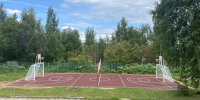 Спортивная площадка в Ыбской школе готова!. - Сыктывдинский район