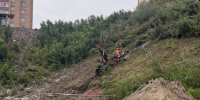 В Красноярске на 2-й Огородной улице завершают устройство четвёртого нагельного поля - Газета Красноярский рабочий