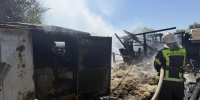 В районе Калмыкии потушили пожар в хозпостройке - Интернет-газета Степные вести