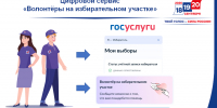 На портале «Госуслуги» начал работу цифровой сервис для помощи избирателям «Волонтёры на избирательном участке» - Избирательная комиссия