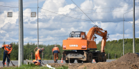 На улице Магистральной в Костроме проводятся работы по обустройству новой остановки - Город Кострома