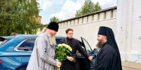 18 августа 2026, Митрополит Луганский и Алчевский Пантелеимон посетил Старицкий Свято-Успенский мужской монастырь - Тверская епархия