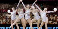 Сборная России по художественной гимнастике выиграла командное многоборье на ЧМ после пятилетнего перерыва | ФОТО RONALD WITTEK/EPA/ТАСС - С.-Петербургские ведомости