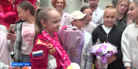 «Моцарт башкирской гимнастики»: чемпионку Европы Полину Дмитриеву встретили в Уфе | ГТРК «Башкортостан» - ГТРК Башкортостан