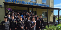 Курсанты учебного корабля посетили модельную библиотеку - Портал библиотек